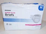 Adult Diapers Mckesson Disposable Super Plus Moderate Tab Medium 32-44. Fixed Price $11.00.