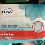 Tena Incontinence Briefs, Super, Medium 14 Ea. Fixed Price $38.00.