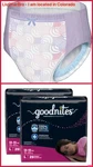 58 Count Size Large 68-95 Lbs Girls Goodnites Nighttime Bed-wetting Underwear. Fixed Price $69.99.