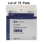 72 Ct Curity Abdominal Pads Sterile 5" X 9" Gauze Bandage 9190A. Fixed Price $37.99.