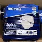 Attends Disposable Underwear 3X-LARGE Severe 10 Count Case Bulk Packed (40). Fixed Price $62.98.