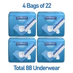 Medline Fitright Incontinence Underwear, Ultra Absorbency, Small, Unisex, 88 Ct. Fixed Price $88.00.
