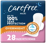 Carefree Maxi For Women, Overnight With Wings, 28CT Pads,. Fixed Price $15.85.