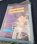 (qty 2) Brosive Absorbemt Washable Bed Underpad Blue Waterproof For Incontinence. Fixed Price $26.57.