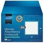 Inspire 36 Super Absorbent Bed Pads Pack 50, Waterproof Incontinence. Fixed Price $65.99.