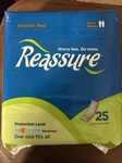 Reassure Booster Pads For Incontinence Extra Protection One Size Fits All Nip. Fixed Price $12.00.