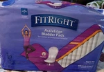Medline Fitright Activedge Bladder Pads Maximum Level 10CT New. Fixed Price $6.29.