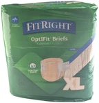 Medline Fitright Optifit Adult Briefs 20 Count 56-64 Fitultraxlg. Fixed Price $24.97.