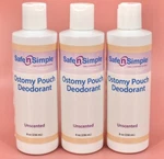 3 Safe 'n Simple SNS40208 Ostomy Pouch Unscented Deodorant Oz. Sealed New. Fixed Price $27.99.