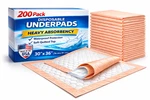 200 30X36 Heavy Adult Urinary Incontinence Disposable Bed Pee Underpads. Fixed Price $109.95.