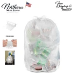 Clear Heavy Duty Trash Bags 6.0 Mil - 15 Count For Construction Waste Management. Fixed Price $74.99.