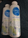 2 Pack Clean Life No Rinse Body Bath, Wash 16 Oz (473.1 Ml) Each Fast Ship,. Fixed Price $15.99.