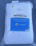 Mainstays Waterproof Antimicrobial Quilted Mattress Pad Queen White. Fixed Price $15.00.