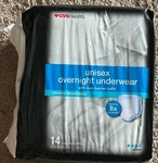 Unisex Overnight Underwear Fits 44 -58 Cvshealth. Fixed Price $16.95.