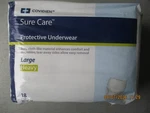 Covidien Surecare Protective Underwear Large Heavy 18 Count, 3 Pack. Fixed Price $34.99.