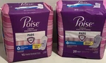 Poise Fresh Protection Moderate Incontinence Pads Women Purple White Disposable. Fixed Price $22.90.