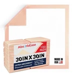 100 New Heavy Bed Adult Urinary Incontinence Disposable Pee Underpads 30X30. Fixed Price $56.95.