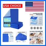 Washable Leakproof Bed Pads 18"X24" - Pack Royal Blue For Incontinence Care. Fixed Price $13.29.