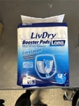 Livdry Incontinence Booster Pads Long Use With Adult Diapers Women 16CT. Fixed Price $9.99.