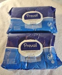 New Prevail Adult Washcloths W/skin Smart Hypoallergenic 96 Ct - 2 Packs. Fixed Price $27.00.
