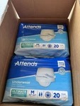 Attends Underwear Medium Count Packs Of 20 Maximum Absorb 34 -44 (80 Pack). Fixed Price $35.00.