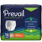 Prevail Incontinence Underwear Men/women Adult Xl 58 To 68" Waist Disposable 56. Fixed Price $54.21.