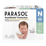 Parasol Chlorine-free Diapers With Rashshield Protection Size Nb 88CT. Fixed Price $21.99.
