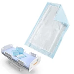Blue Disposable Bed Underpads Soft Absorbent Chucks 300 Count 17 X 24 In. Fixed Price $110.55.