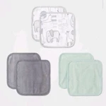 Baby 6 Pack 'little Peanut' Washcloth Set - Cloud Island Green. Fixed Price $10.99.