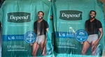 Depend Fresh Protection Incontinence Underwear For Men Size - 34 Total. Fixed Price $15.00.