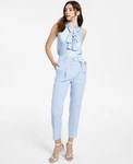 Bar Iii Women's Textured Crepe Paper-bag Straight-leg Ankle Pants Size 16. Fixed Price $12.99.