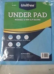 Unifree Premium Absorbent Bed Underpads, Soft Thick Washable 34X52 Inch 2PK. Fixed Price $29.44.