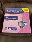 Rexall Composure Maximum Absorbency Women Underwear Xl Lavender 38 Count. Fixed Price $24.99.