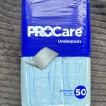Procare Underpads Blue 21" X 34" Pack CRF-150 Disposable Absorbent. Fixed Price $22.97.