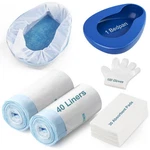 Bed Pan Set Includes 30 Super Absorbent Pads 40 Disposable Liners And 100 These. Fixed Price $42.90.