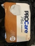 Procare Plus Unisex Maximum Absorbency Size Xl 58" - 68" Waist 25 Count Pack. Fixed Price $20.00.
