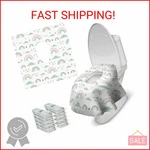 Blissful Diary 20 Pcs Toilet Seat Covers Disposable For Toddlers & Adults, Extra. Fixed Price $16.93.