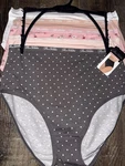 Prima Valentina Womens Brief Underwear Panties Multicolor 5-PAIR Cotton (b). Fixed Price $28.48.