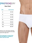 Protechdry - Washable & Reusable Urinary Incontinence Cotton Brief Underwear For. Fixed Price $26.96.