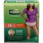 Depend Fit-flex Incontinence Underwear For Women, Moderate Absorbency, S/m. Fixed Price $26.59.