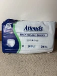 Vintage Attends Adult Diapers Large 24 Pack BRB30 Sealed. Fixed Price $71.97.