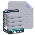 Washable Bed 34X36 Waterproof Reusable Incontinence Underpads Pack. Fixed Price $29.22.