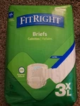 Bariatric Adult Diapers, Ultra Heavy Absorbency, 3XL (waist Size 65IN-84IN), 12. Fixed Price $23.00.