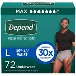 Maximum Absorbency Adult Diapers For Men, Disposable Incontinence Underwear, 72. Fixed Price $69.82.