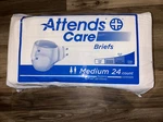 Attends Care Adult Incontinence Brief M Heavy Absorbency BRHC20 24 Ct. Fixed Price $12.00.