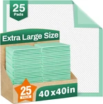 Disposable Bed Pads 40"X40" Extra Large Pee For Incontinence 140 Gram Heavy. Fixed Price $48.99.
