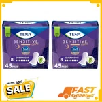 Tena Sensitive Care Extra Coverage Overnight Incontinence Pads For Women, 90 Ct. Fixed Price $39.92.