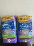 Always Discreet Maximum Protection Underwear Culottes For Women S/m 28 Each. Fixed Price $23.00.