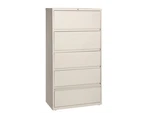 Lorell Lateral File Rcd 5-DRAWER 36"X18-5/8"X68-3/4" Putty 43512. Fixed Price $1373.99.