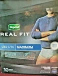 Depend Real Fit Briefs Men Lg/x-lg Waist 38-50" Box Of 10 Count. Fixed Price $12.77.